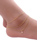 Triple Layered Anklet