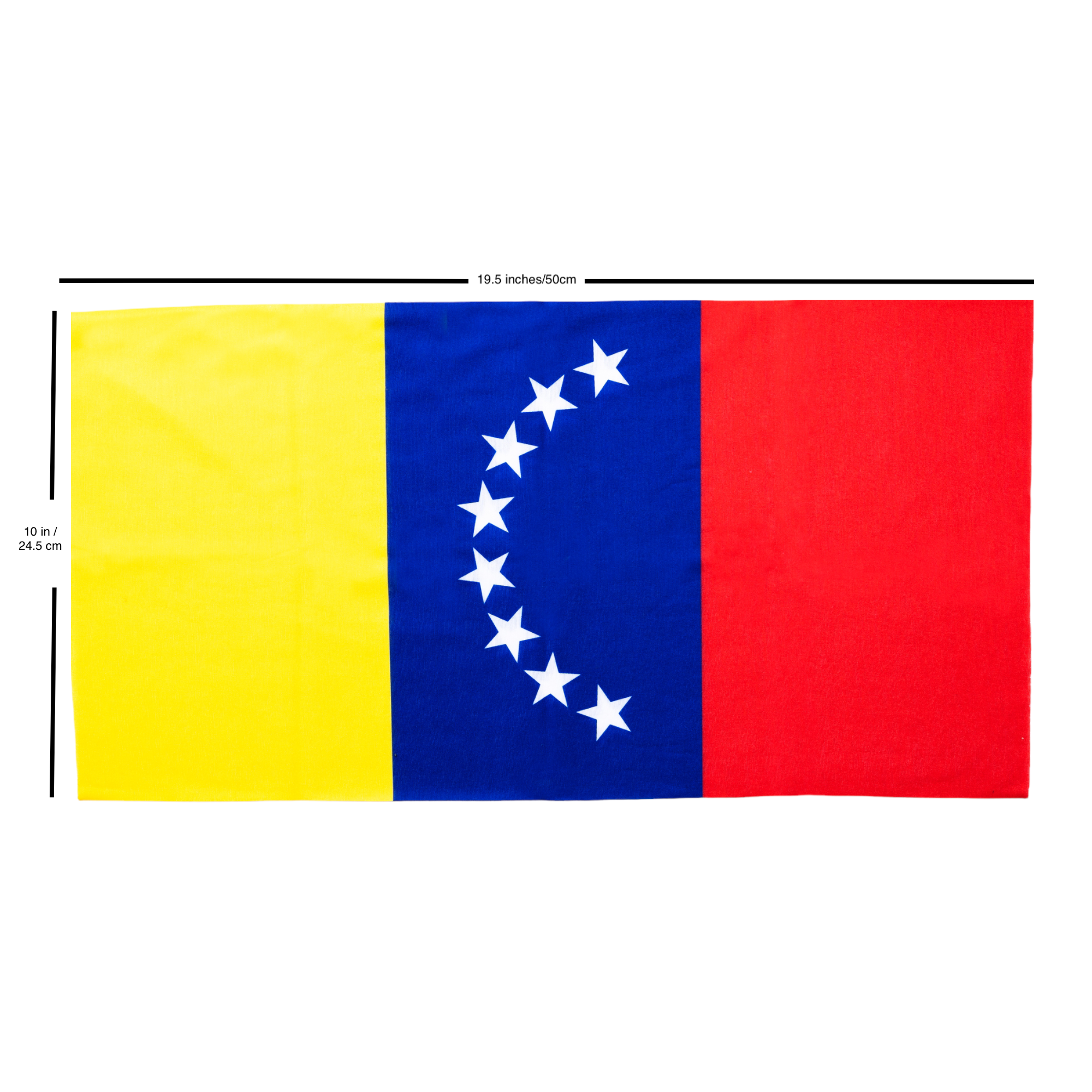 Venezuela Vinotinto Soccer National Tricolor Flag Accessory World Cup 2 Pcs Fan Kit