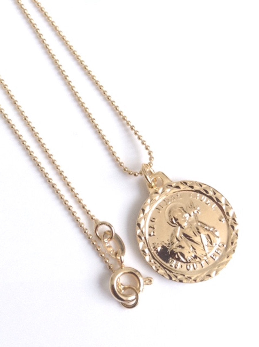 St. Jude Medal Necklace