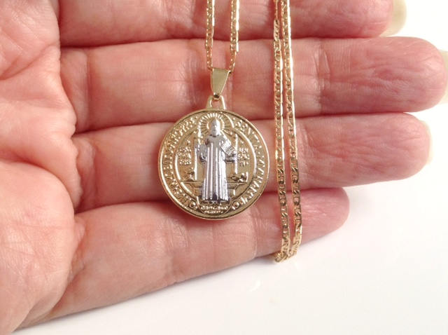 Gold Saint Benedict Medal