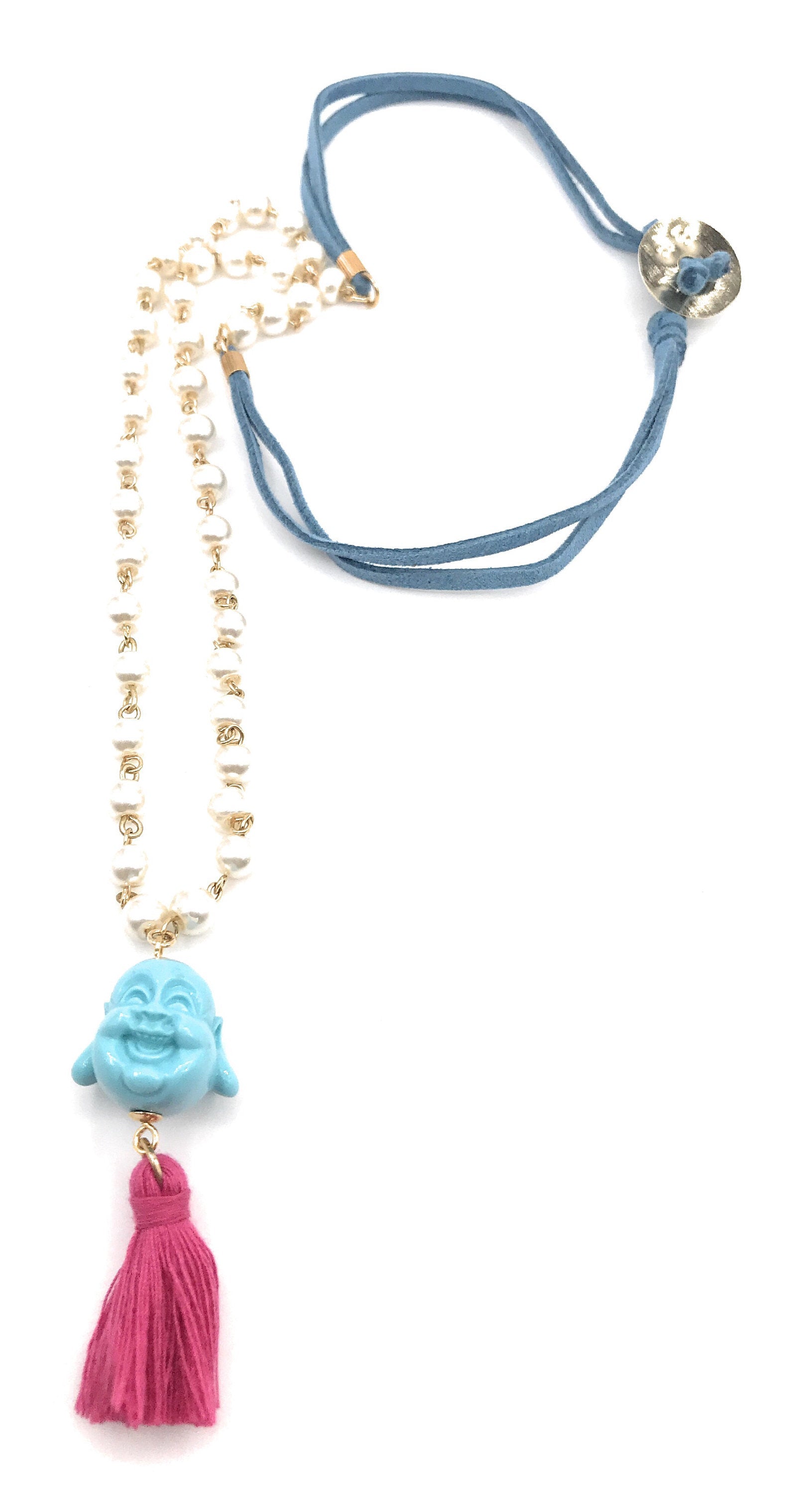 Buddha Pendant Om Necklace