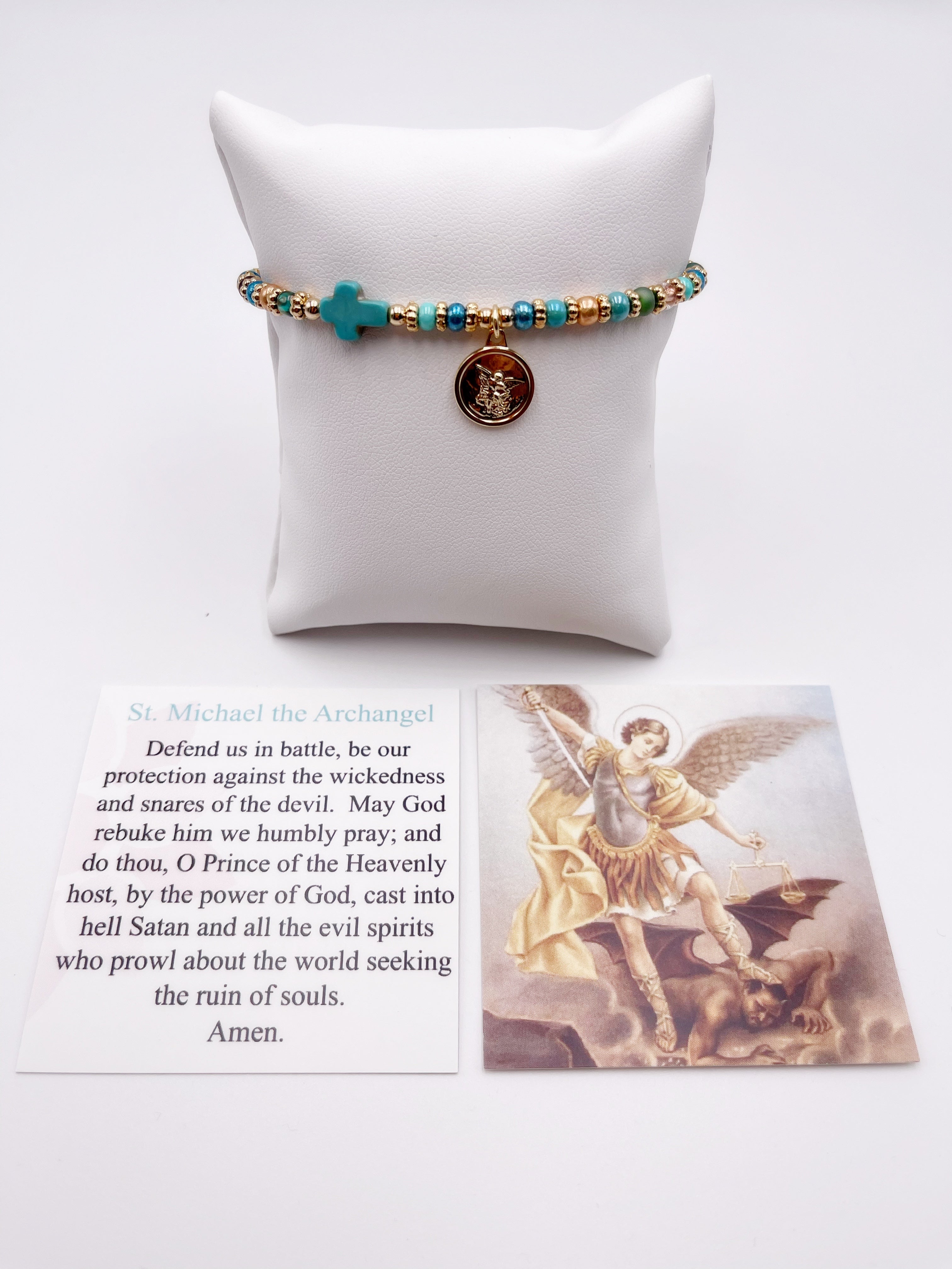 St Michael Prayer Bracelet